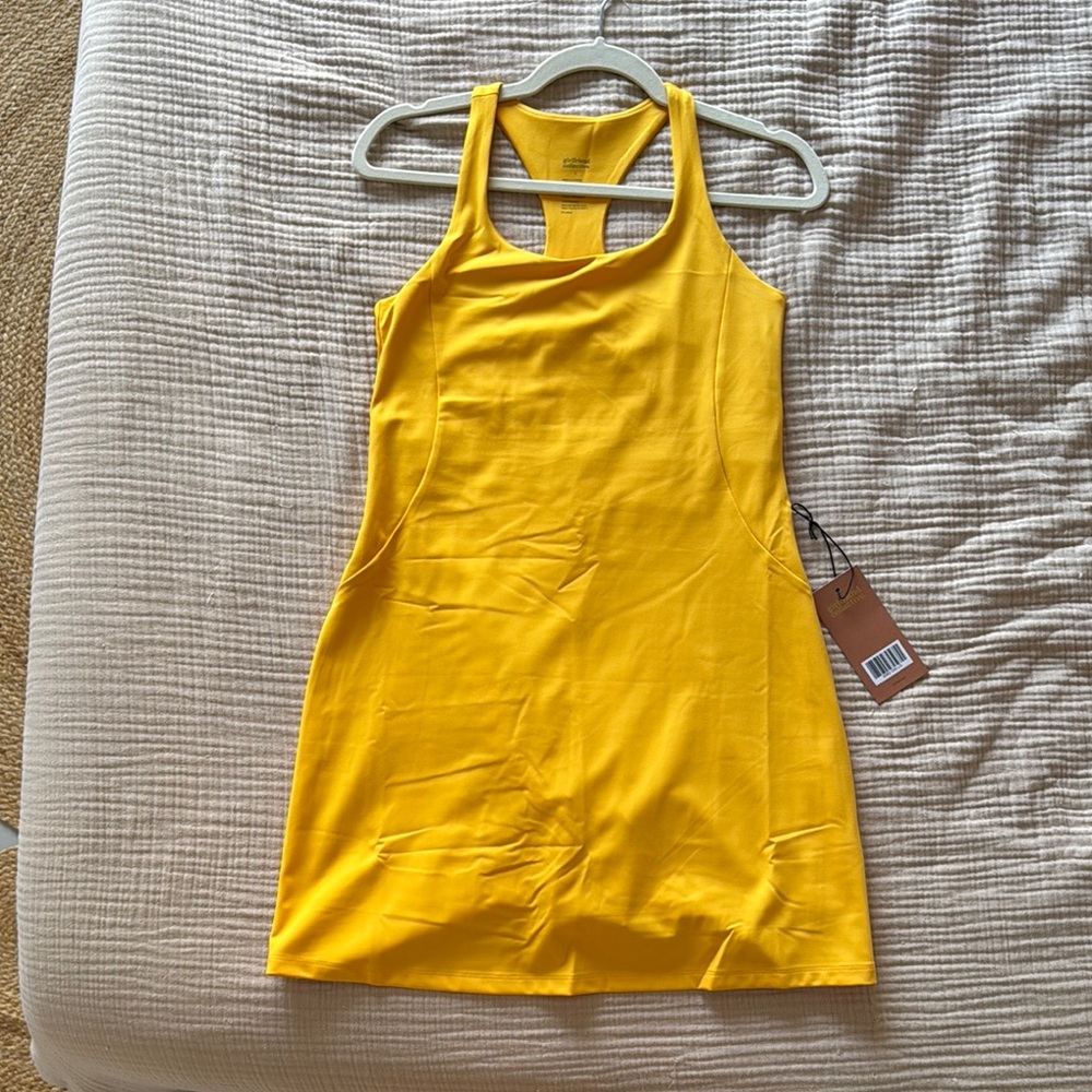 Girlfriend Co. Yellow Sporty Dress
